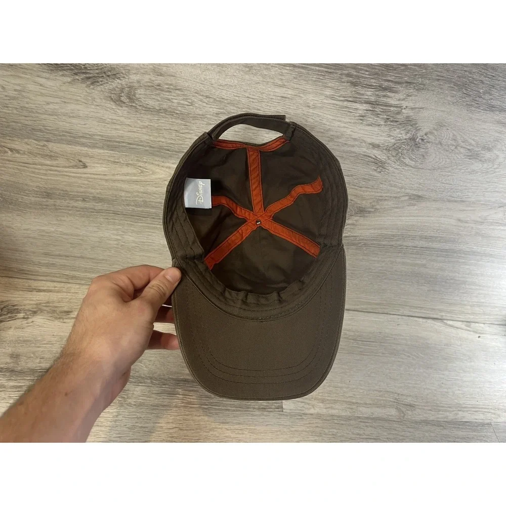 Disney Brown Rustic Tinker‎ Bell Adult Hat Adjustable  100% Cotton Retro Surf